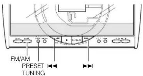 FM/AM PRESET TUNING