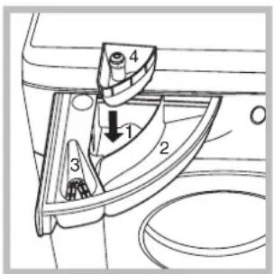 Hotpoint Ariston ARGD 169 - Tvättmedelsfack - 1