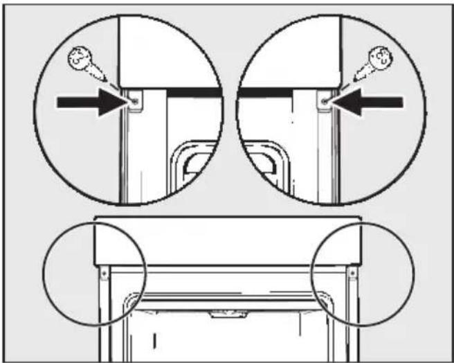 Technical diagram showing three views of a mechanical assembly with arrows indicating direction, no text or symbols present.