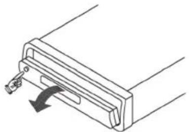 AEG AR 4029 DAB - Bedienteil abnehmen - 1