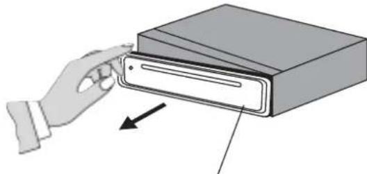 MEDION MD 4295 - DETACHING AND ATTACHING THE OPERATING PANEL - 3