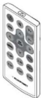 Illustration of a mobile phone with labeled buttons arranged in a grid layout.