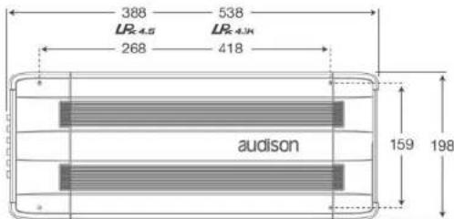 388 538 LR4.5 LR4.3h 268 418 audison 159 198
