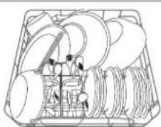 INDESIT DFP 573 EU - Cesto superior - 1