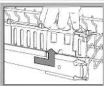 INDESIT DFP 573 EU - Never lift or lower the rack on one side only. - 2