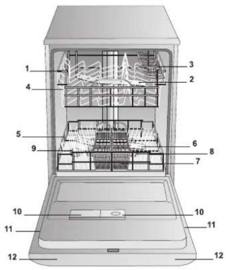 INDESIT DFP 573 EU - Vista de conjunto - 1