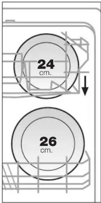 24 cm. 26 cm.