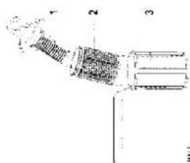 Technical diagram of a mechanical assembly with numbered components