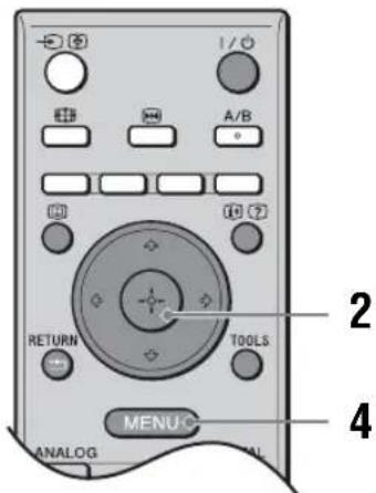1/0 A/B 2 RETURN TOOLS MENU ANALOG 4