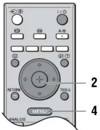 I/O A/B RETURN TOOLS MENU ANALOG 2 4
