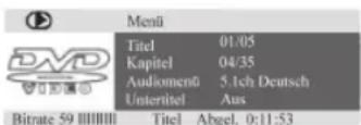 AEG DVD 4549 LCD - Passage über Menü ansteuern - 1