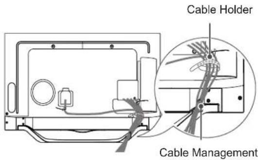 Cable holder, cable management.