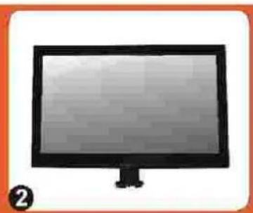 DAEWOO DW-2490LED - MONTAGE DU PIED DE L'APPAREIL - 2