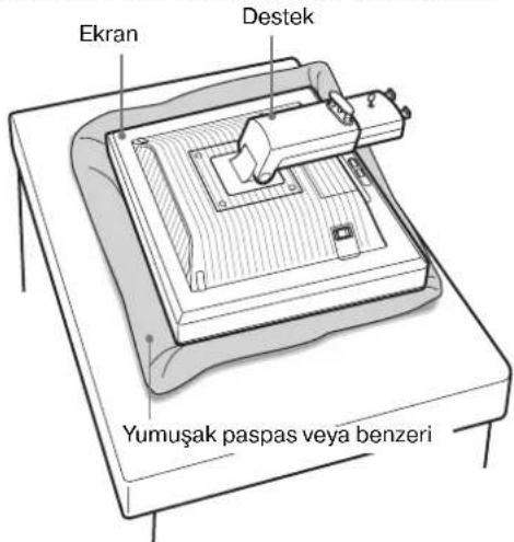 Ekran, Destek, Yumuşak paspas veya benzeri