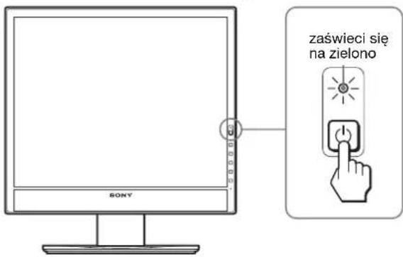 zaświeci się na zielono SONY