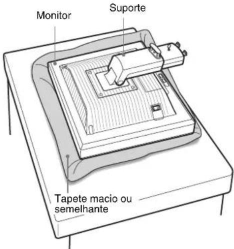 Monitor Suporte Tapete macio ou semelhante