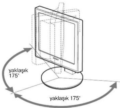 yaklaşık 175°, yaklaşık 175°