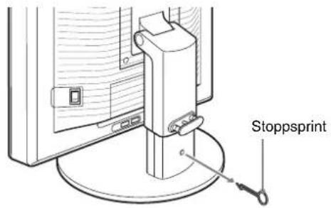 SONY SDM-X95K - ■ När du använder det medföljande stativet (fast stativ) - 3