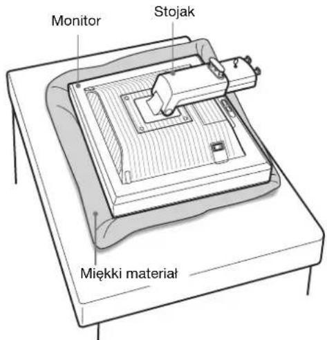 Monitor Stojak Miękki materiał