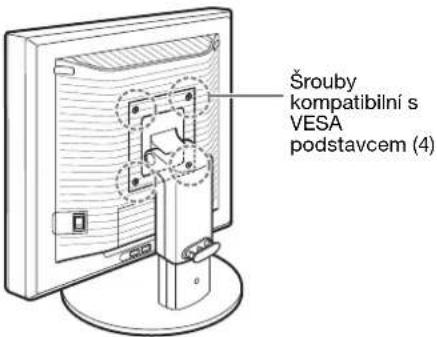 Šrouby kompatibilní s VESA podstavcem (4)