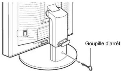 Goupille d'arrêt