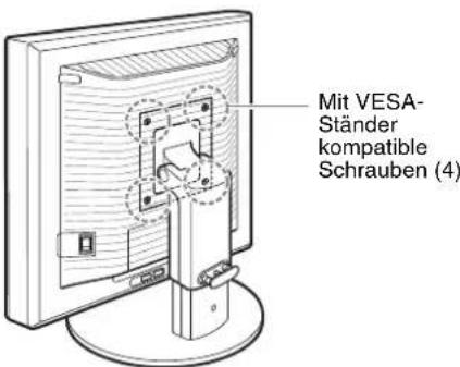 Mit VESA-Ständer kompatible Schrauben (4)