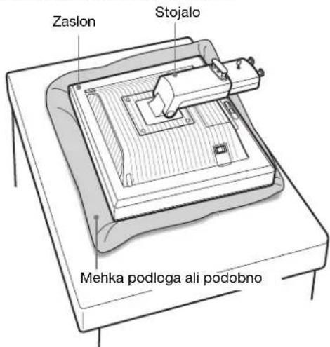 Zaslon Stojalo Mehka podloga ali podobno