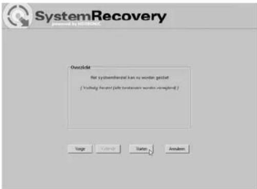 SystemRecovery presented by Microsoft Overzid: Not systemoverzid kan so worden geizat [ Volkzig Revert (alt bestandere worden verwijden) ] Voge Venter Start Annaken