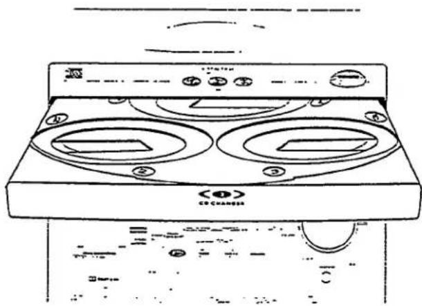 Technical diagram of a portable stove with labeled components and control buttons
