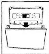 PHILIPS FW530C - Plaatsen van een cassette - 1