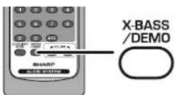 SHARP XL-UR2110H - To cancel the demonstration mode: - 1