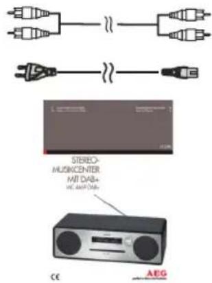 STEREO MUSICCENTER HIT DAB+ MC. AMF DAB+ CE AEG