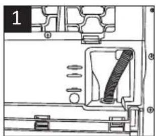 BEKO DS 7331 PX0 - De waterafvoerslang aansluiten - 1