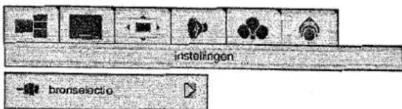 instellingen bronselectio