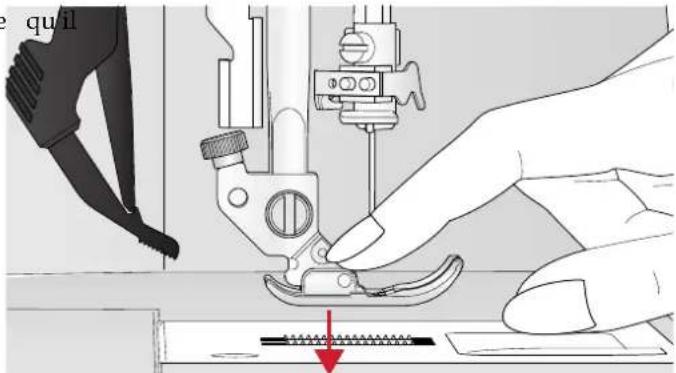 PFAFF Creative 1.5 - Retirez le pied-de-biche - 1