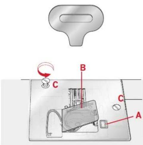 PFAFF Creative 1.5 - Nettoyage de la zone de canette - 2