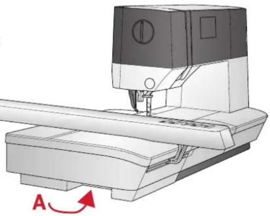 PFAFF Creative 1.5 - Retirer l'unité de broderie - 1