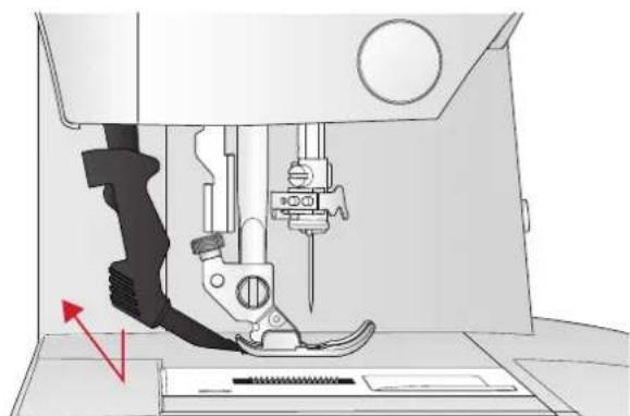 PFAFF Creative 1.5 - Désenclencher le système IDT™ - 1