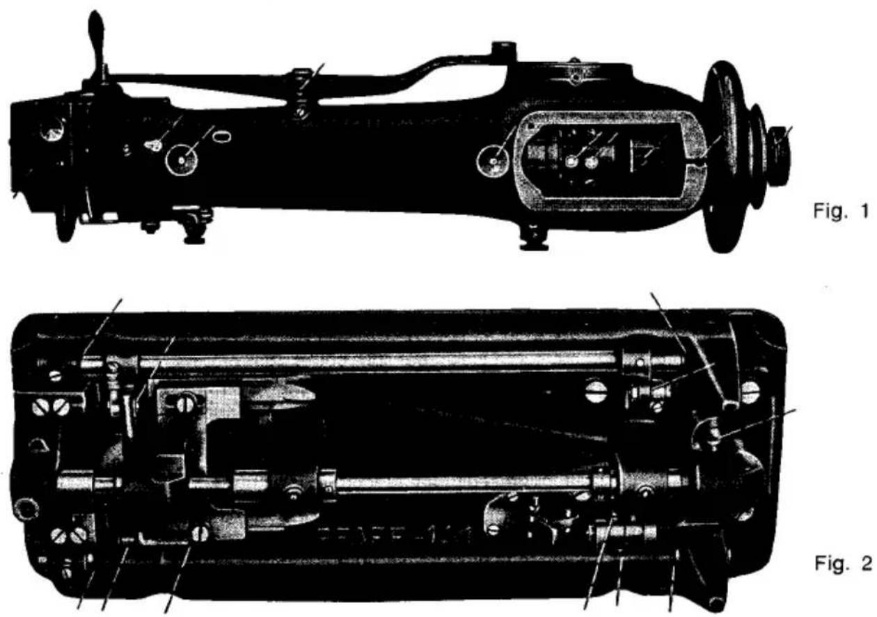 PFAFF 542 - Nettoyage et huilage - 1
