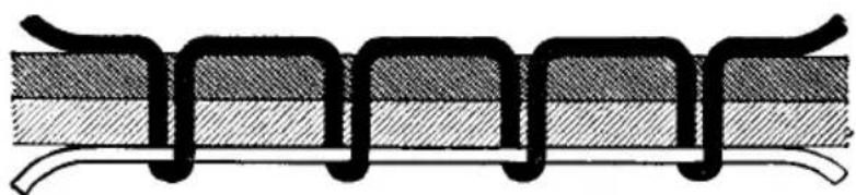 Schéma en coupe d'un composant mécanique ou électrique avec structure en couches (aucun texte ou symbole).