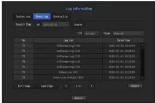 Log Information System Log Form Log Backup Log Search Day 2013-01-01 Search CH Bt CH# Type View all No. Log List Date/Time 79 WATamenggl Ch2 2013-01-01 20:48:40 78 WATamenggl Ch2 2013-01-01 20:48:22 77 WATamenggl Ch2 2013-01-01 19:25:31 76 WATamenggl Ch2 2013-01-01 17:25:29 75 WATamenggl Ch2 2013-01…