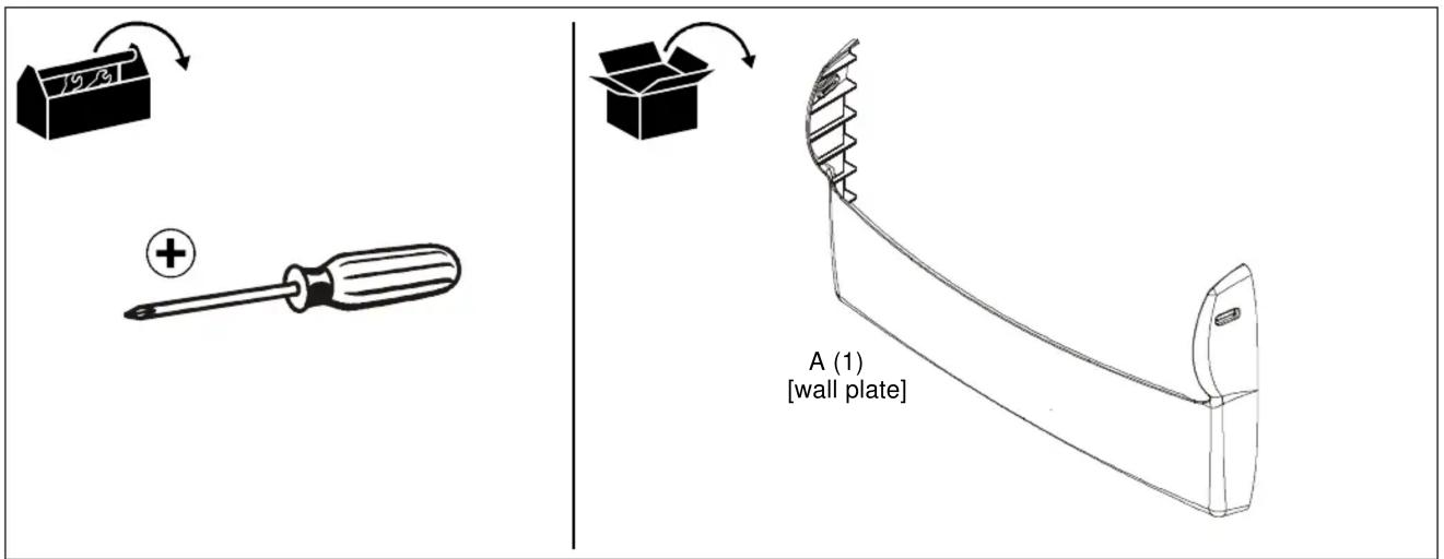 A (1) [wall plate]