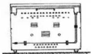 Technical diagram of an electrical enclosure with labeled components and wiring connections