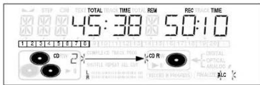 STEP CM TEXT TOTAL TRACK TIME TOTAL REM REC TRACK TIME 45:38 50:10 1 2 3 4 5 6 7 8 9 10 11 12 13 14 15 16 17 18 19 20 COMPLEX TRACK TIME COMPLETE MULTIPLE ON R RCD R DIGITAL OPTICAL ANALOG RECOOLING PROCESSED FINANCE ALC K