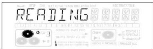STEP CHIP TEXT TOTAL TRACK TIME TOTAL REM READING REC TRACK TIME 1 2 3 4 5 6 7 8 9 10 11 12 13 14 15 16 17 18 19 20 COMPLI CD TRACK PROG DOUBLE REPEAT ALL OUT L R CONV DIGITAL 12 OPTICAL 2 ANALOG RHOSE IN PROGRESS FINALIZE ALD