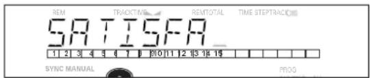 REM TRACKING RENTOTAL TIME STEPTRACK SRTISFA 1 2 3 4 5 6 7 8 9 10 11 12 13 14 15 SYNC MANUAL PROG