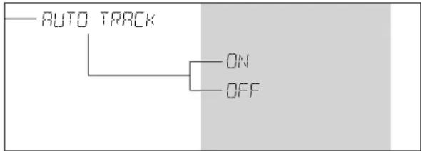 AUTO TRACK ON OFF