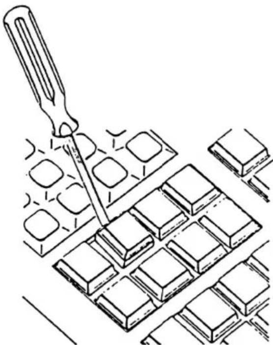 OLIVETTI ECR 003 - Anhang: Konvertierung von 8 auf 4 Warengruppen - 1