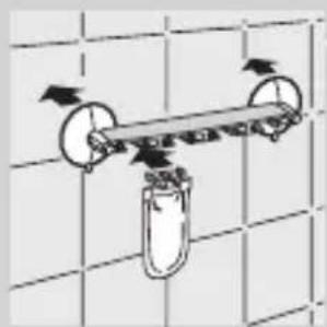 Diagram of a mechanical lever system with pulleys and weights, no text or symbols present