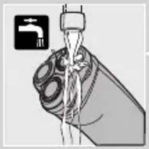 Illustration of a hand holding a cable with a pipe outlet symbol (no text or labels)